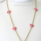 Authentic Lauren G Adams Lovely Hearts Child's Necklace NB-685021G 80475
