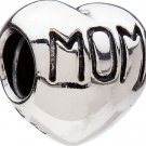Authentic Chamilia Mom Heart Charm Bead GA-8 "Gift Boxed"