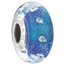 Authentic Chamilia Radiance Collection - Ocean Sparkles Charm Bead 2116-0087