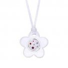 Authentic Kameleon KRP001C23 - White Hand Crafted Enamel Pendant