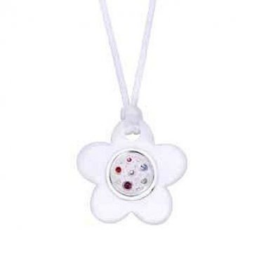 Authentic Kameleon KRP001C23 - White Hand Crafted Enamel Pendant