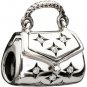 Authentic Chamilia Sparkle Purse Clear Charm Bead 2025-0759 "Gift Boxed" RETIRED