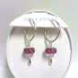 Authentic Chamilia Urban Hoop Earrings Regular With Charm Gift Set #35