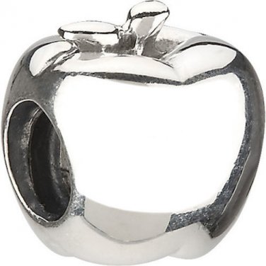Authentic Chamilia Sterling Silver Apple Charm Bead GF-1 "Gift Boxed"