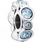 New Authentic Chamilia Birthstone Jewels March Charm Bead 2025-1031 "Gift Boxed"