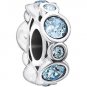 New Authentic Chamilia Birthstone Jewels March Charm Bead 2025-1031 "Gift Boxed"