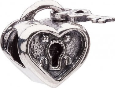 Authentic Chamilia Lock Charm Bead GA-1 "Gift Boxed"
