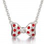 Authentic Chamilia Disney Minnie Mouse Bowtique Necklace 1210-0010 "Gift Boxed"