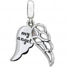 New Authentic Chamilia Loving Angel Wings Charm Bead 2010-3165 "Gift Boxed"