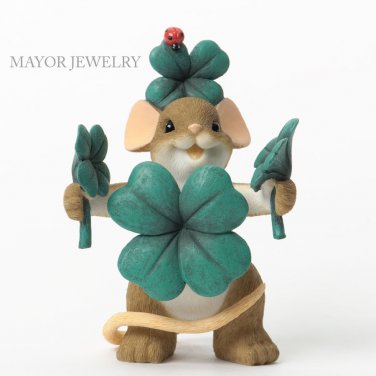 New Charming Tails Feelin' So Lucky! Figurine 4035256 Enesco New