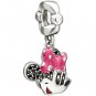 Authentic Chamilia Disney Minnie Mouse Smile Charm Bead 2025-1089 Gift Boxed