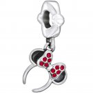 Authentic Chamilia Disney Minnie Mouse Headband Charm Bead 2025-1042 Gift Boxed