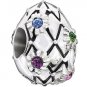 New Authentic Chamilia 2014 LTD Jeweled Egg Charm Bead 2025-1046 "Gift Boxed"