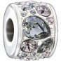 New Authentic Chamilia Mosaic - Smoke Charm Bead 2025-1045 "Gift Boxed"