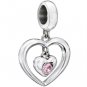 New Authentic Chamilia Radiant Heart Charm Bead 2025-1054 "Gift Boxed"