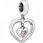 New Authentic Chamilia Radiant Heart Charm Bead 2025-1054 "Gift Boxed"