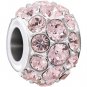 New Authentic Chamilia Splendor - Vintage Rose Charm Bead 2025-1044 "Gift Boxed"