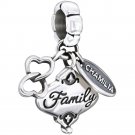 New Authentic Chamilia Her Gift of Family Charm Bead 2010-3139 "Gift Boxed"