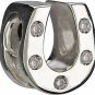 Authentic Chamilia Horseshoe - Clear CZ Charm Bead JB-30A "Gift Boxed"