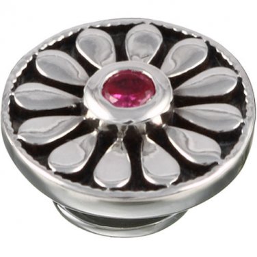Authentic Kameleon Sterling Silver Ruby Blossom Jewelpop KJP226