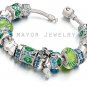 Authentic Chamilia Silver Snap Bracelet with Charm Gift Set #4