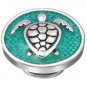 Authentic Kameleon KJP103G - Myrtle the Turtle Caribbean Green Enamel JewelPop
