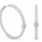 Authentic Lauren G Adams Hoop Rock N' Roll Earrings E-71701 76208