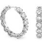 Authentic Lauren G Adams Hoop Glamour by the Yard Earrings E-69102 74182