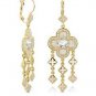 Authentic Lauren G Adams Chandelier Floral Knight Earring E-62301G 61947