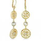 Authentic Lauren G Adams Long Lever Round Cz Earring E-61801G 60188