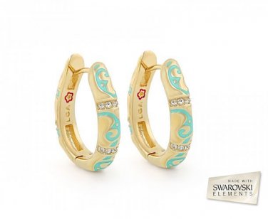 Authentic Lauren G Adams Huggies Stackable Desire 2 Earring E-55702G 80689