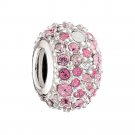Authentic Chamilia Jeweled Kaleidoscope - Pink Swarovski Charm Bead 2025-0560