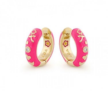Authentic Lauren G Adams Huggies Stackable Desire Earring E-54917G 80699