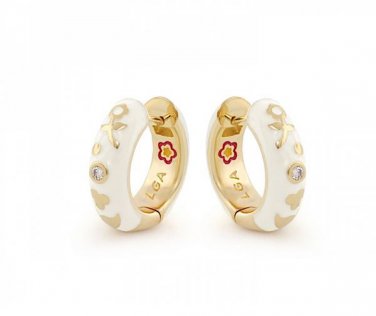Authentic Lauren G Adams Huggies Stackable Desire Earring E-54917G 80698