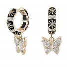 Authentic Lauren G Adams Huggies Charming 2 Butterfly Earrings E-54904G 54491
