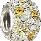 Authentic Chamilia  Jeweled Kaleidoscope - Yellow Swarovski JC-6A