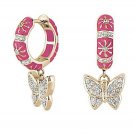 Authentic Lauren G Adams Huggies Charming 2 Butterfly Earrings E-54904G 76815