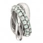 Authentic Chamilia Rings Chrysolite Green Swarovski 2083-0133 *RETIRED*