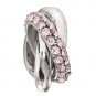 Authentic Chamilia Rings Light Pink Swarovski 2083-0130 *RETIRED*