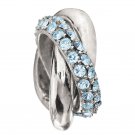 Authentic Chamilia Rings Aquamarine Swarovski 2083-0132 *RETIRED*