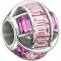 New Authentic Chamilia Spellbound - Pink Swarovski Charm Bead 2083-0463