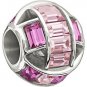 New Authentic Chamilia Spellbound - Pink Swarovski Charm Bead 2083-0463