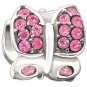 Authentic Chamilia Flutter - Rose Swarovski Charm Bead 2025-0834 "Gift Boxed"