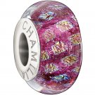 Authentic Chamilia Opulence Collection - Magenta Charm Bead 2410-0005 Gift Boxed