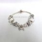 Authentic Chamilia Silver Snap Bracelet with Charm Gift Set #33