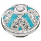 Authentic Kameleon Sterling Silver Blue Crown Jewels Jewelpop KJP256
