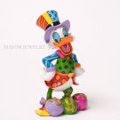 Disney Romero Britto Uncle Scrooge Duck with Money Figurine 4033894 Enesco New