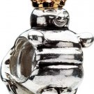 Authentic Chamilia Queen Bee Charm Bead KB-67