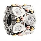 Authentic Chamilia A Night Out - Clear CZ Charm Bead KD-78