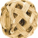 Authentic Chamilia Textured Weave Charm LD-40